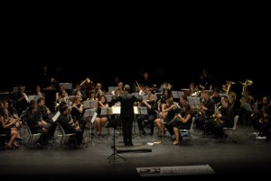 Sociedad Filarmónica de Jaén en uno de sus conciertos